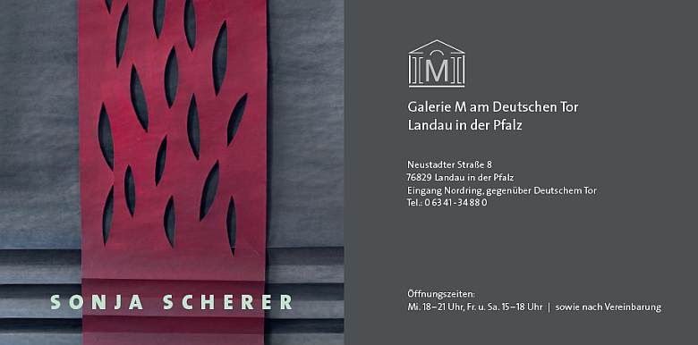 Galerie M, Landau: Ausstellung Sonja Scherer